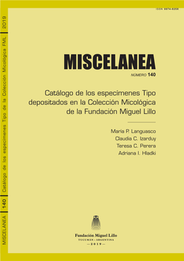 Miscelanea 140 (2019) 
