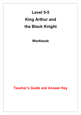 Level 5-5 King Arthur and the Black Knight