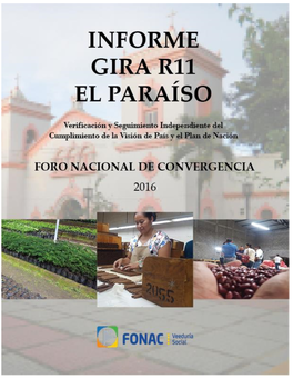 Informe Final Región 11 El Paraíso 2016