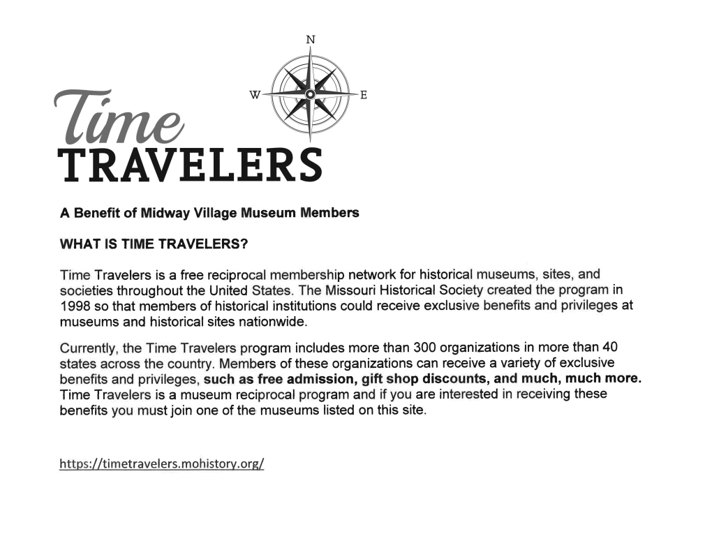 Time Travelers Program