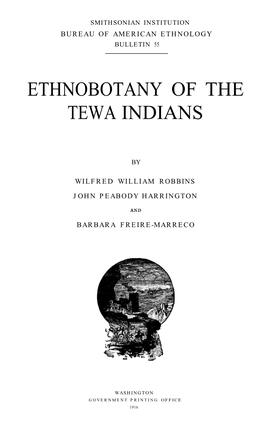 Ethnobotany of the Tewa Indians
