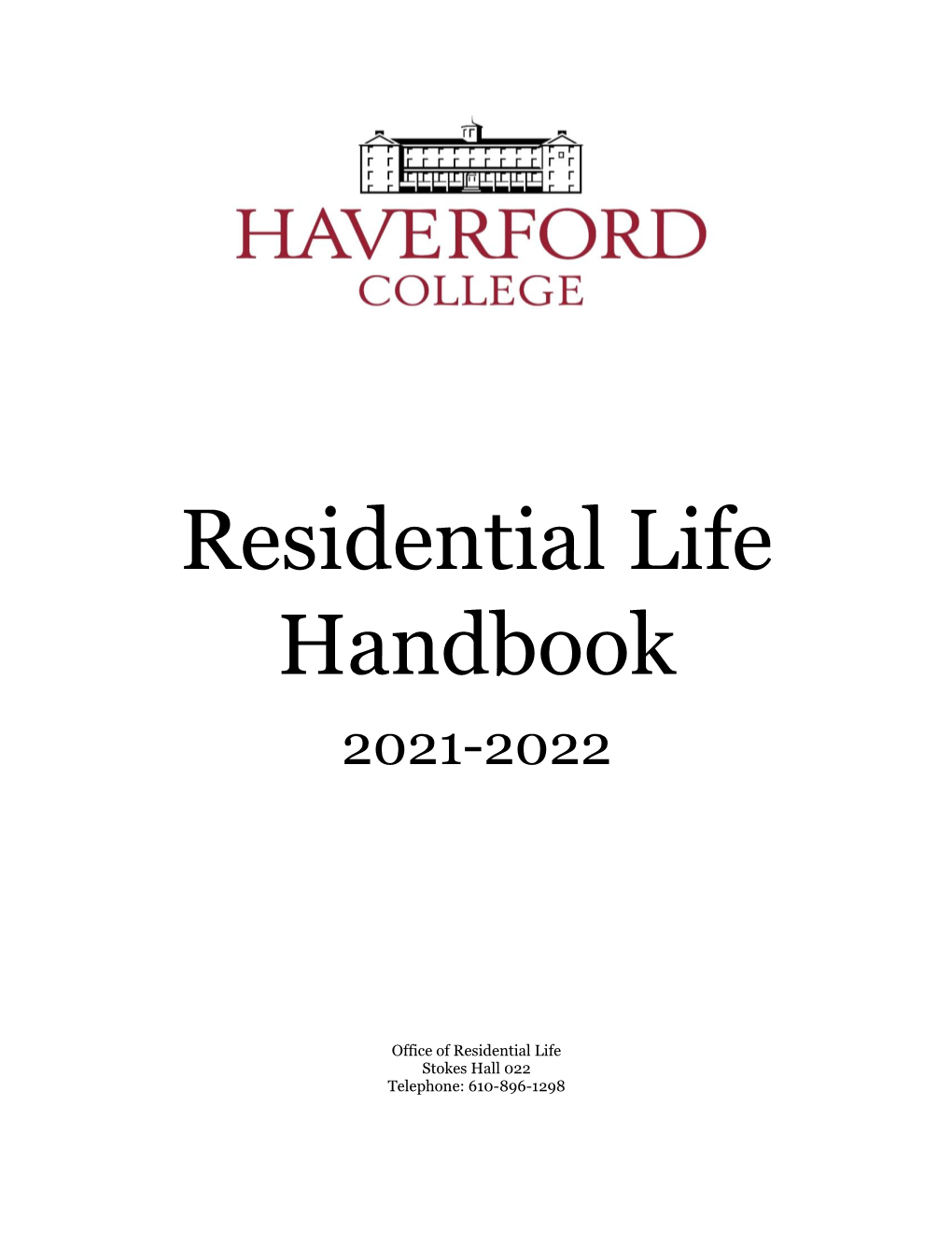 The Office of Residential Life Handbook