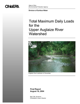 H:\TMDL\Projects\Upper Auglaize River\Report