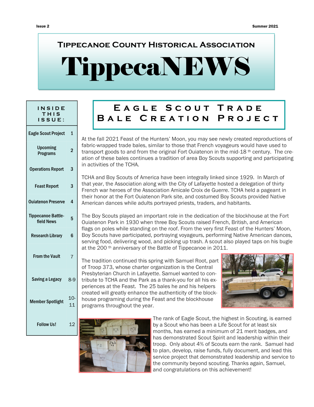 Tippecanoe County Historical Association Tippecanews