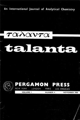 Talanta 1958 V1 No4 Nov.Pdf