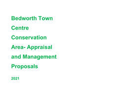 Download Bedworth Conservation Area Appraisal and Management