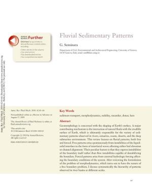 Fluvial Sedimentary Patterns