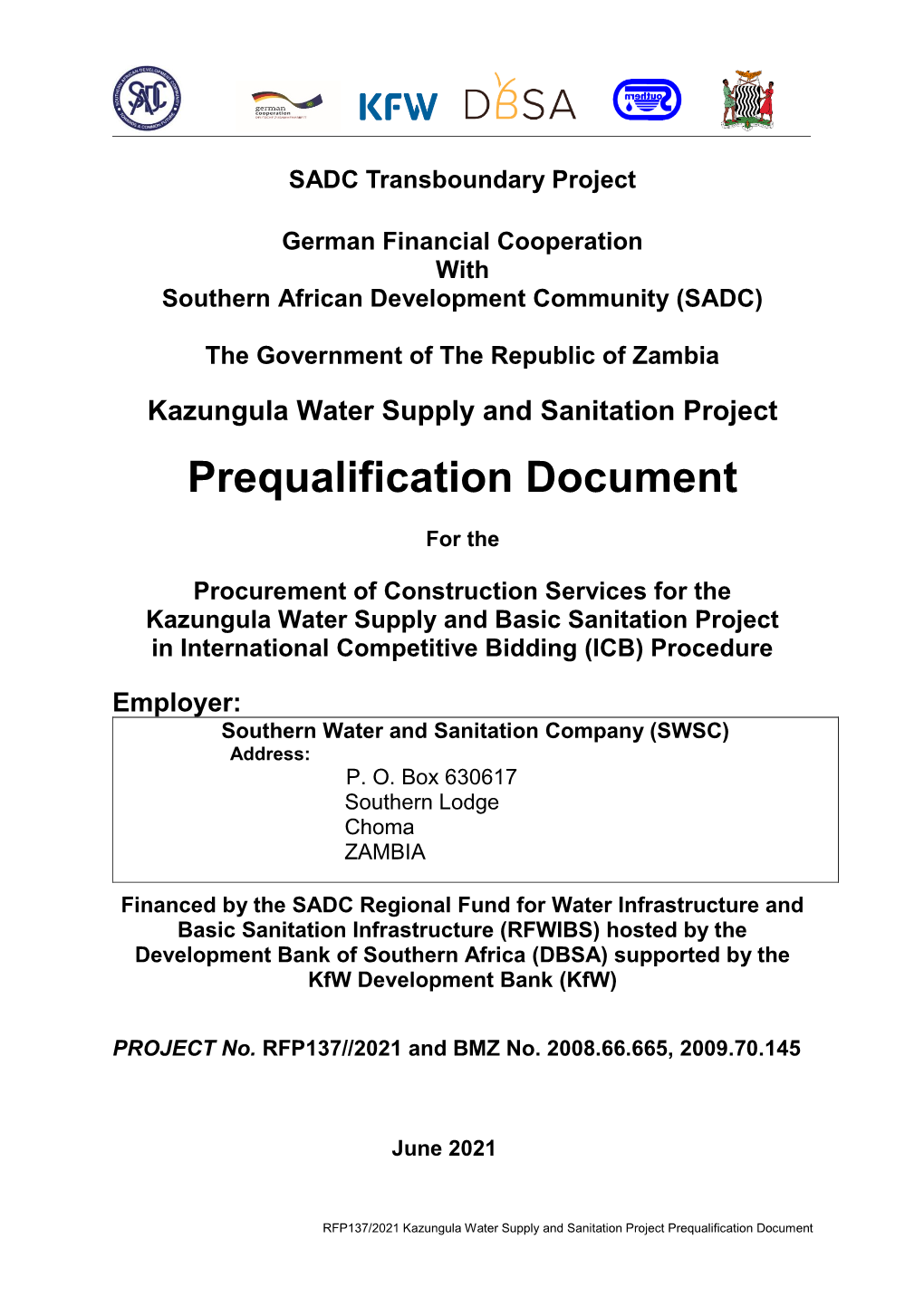 Prequalification Document