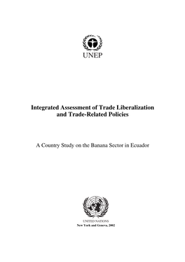 Integrated Assessment of Trade Liberalization and Trade-Related Policies