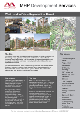 West Hendon Estate Regeneration, Barnet