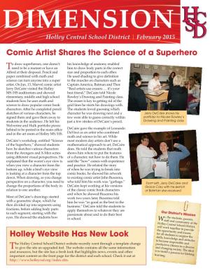 Comic Artist Shares the Science of a Superhero Holley Website Has