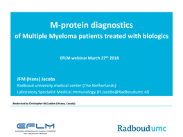 EFLM Seminar Mab Therapy in Multiple Myeloma Handouts.Pdf