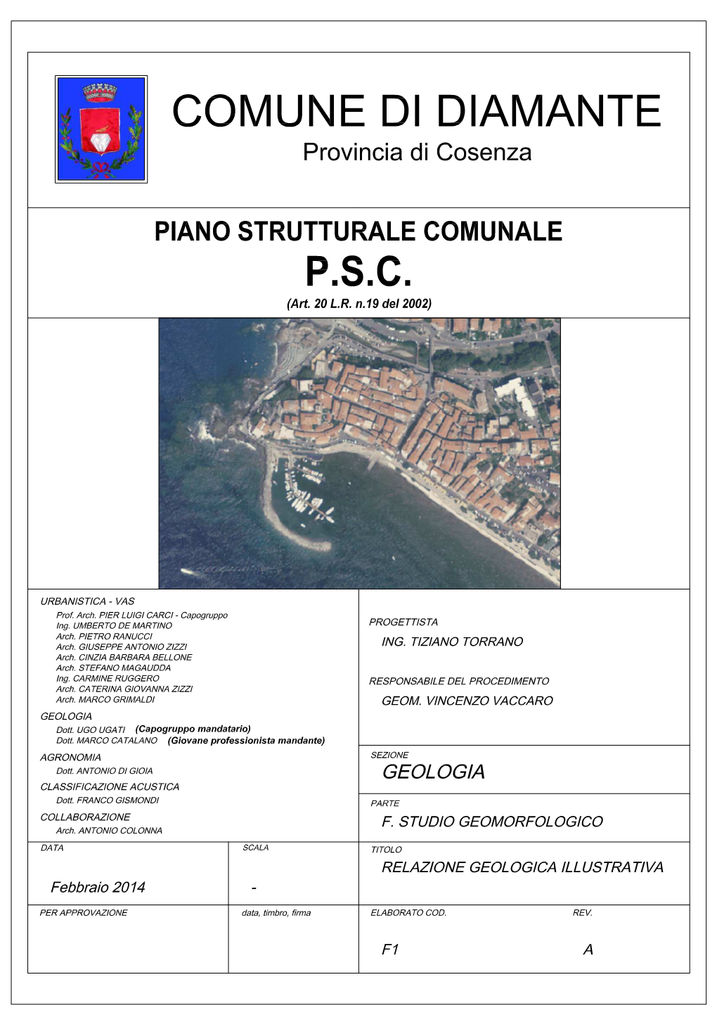 F1 – Relazione Geologica Illustrativa