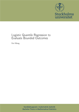 Logistic Quantile Regression to Evaluate Bounded Outcomes