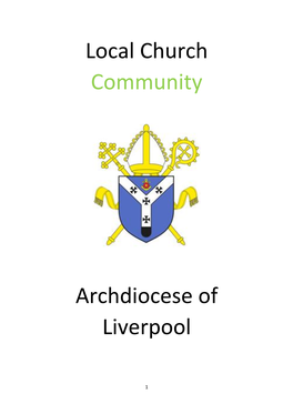 Local Church Community Archdiocese of Liverpool