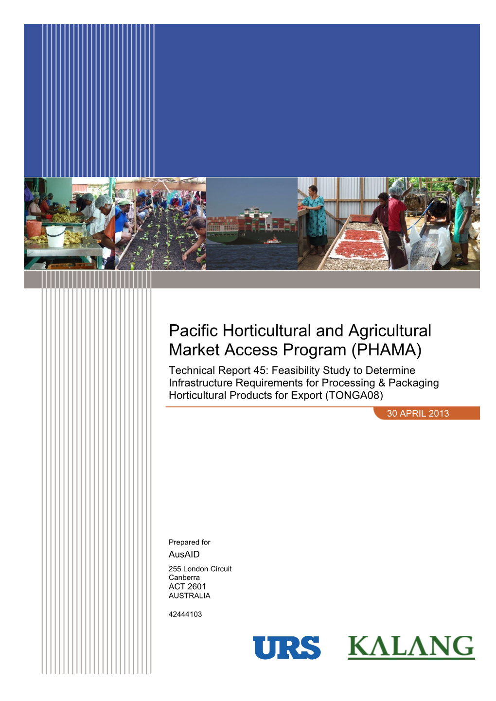 Pacific Horticultural and Agricultural Market Access Program (PHAMA)