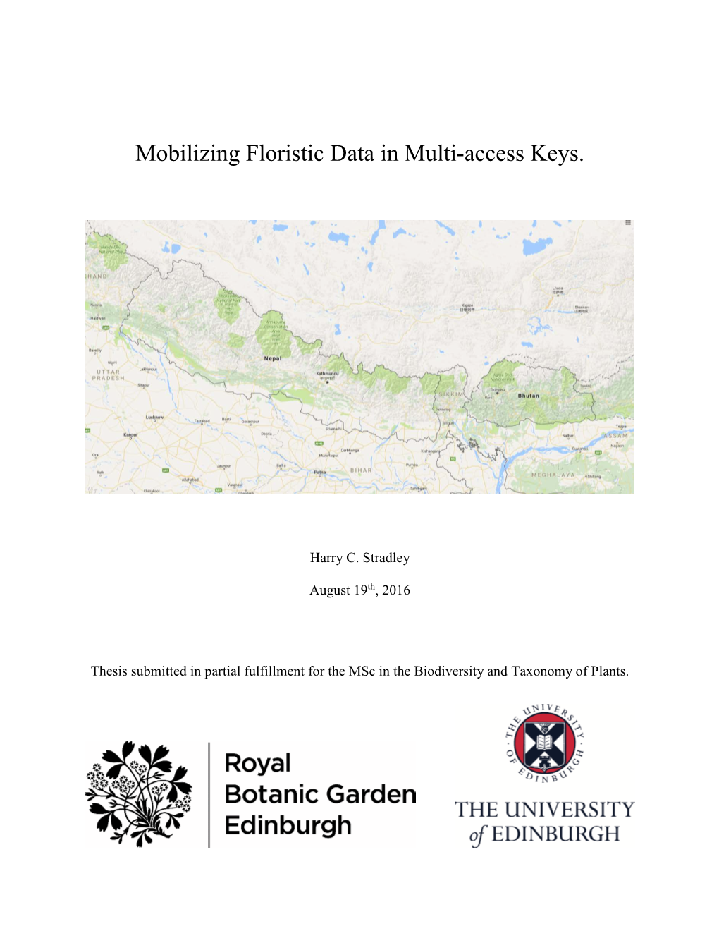 Mobilizing Floristic Data in Multi-Access Keys