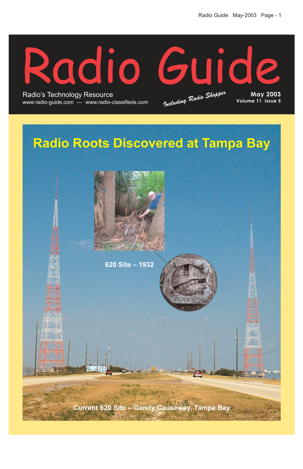 Radio Roots Discovered at Tampa Bay