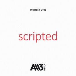 Portfolio 2020 Scripted Contents