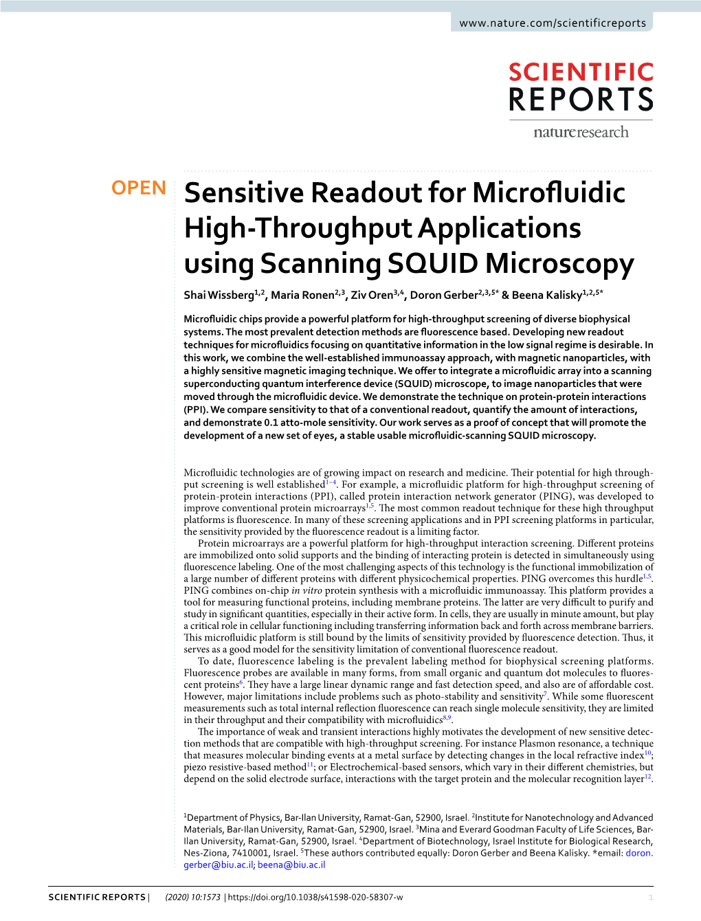 Sensitive Readout for Microfluidic High-Throughput Applications Using Scanning SQUID Microscopy