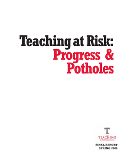 Teachingatrisk: Progress & Potholes