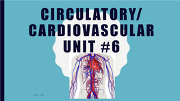 Circulatory/ Cardiovascular Unit #6