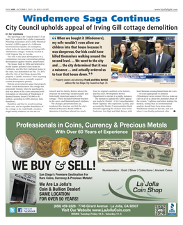 Windemere Saga Continues: City Council