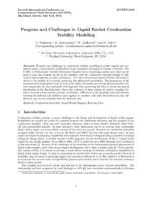 Progress and Challenges in Liquid Rocket Combustion Stability Modeling