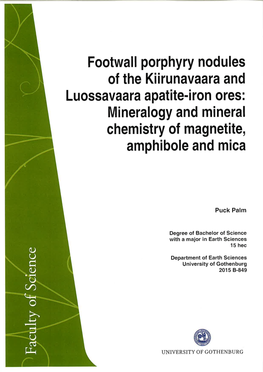 Footwall Porphyry Nodules of the Kiirunavaara and Luossavaara