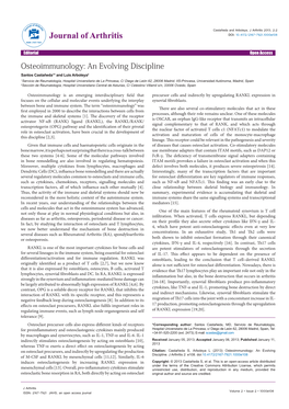 Osteoimmunology: an Evolving Discipline