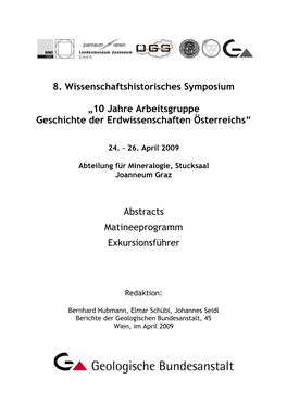 8. Wissenschaftshistorisches Symposium „10 Jahre