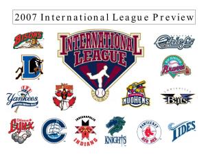 2007 International League Preview International League North Division