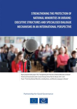 Strengthening the Protection of National Minorities in Ukraine: Executive Structures and Specialised Dialogue Mechanisms in an International Perspective