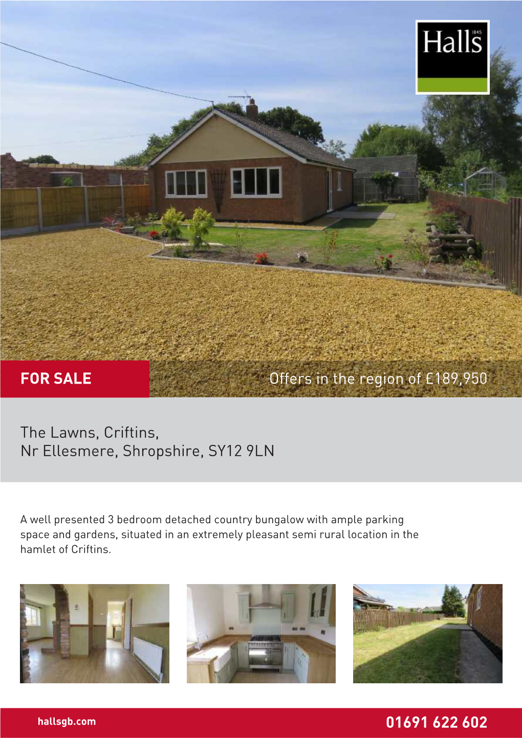 The Lawns, Criftins, Nr Ellesmere, Shropshire, SY12 9LN