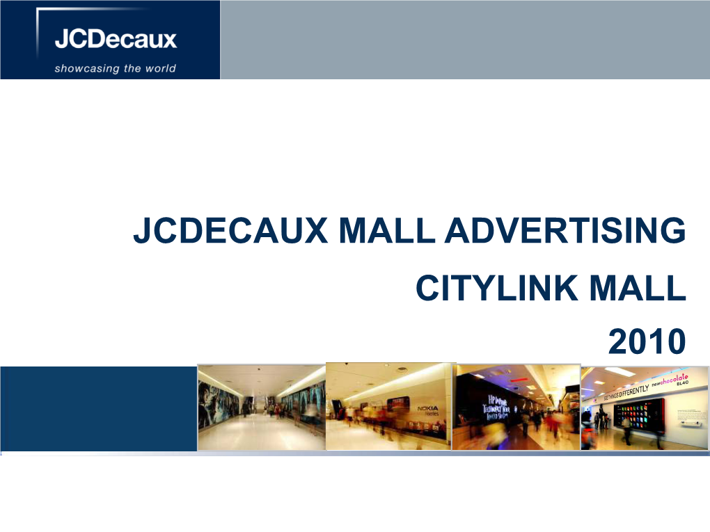 Citylink Mall Media Kit 2010