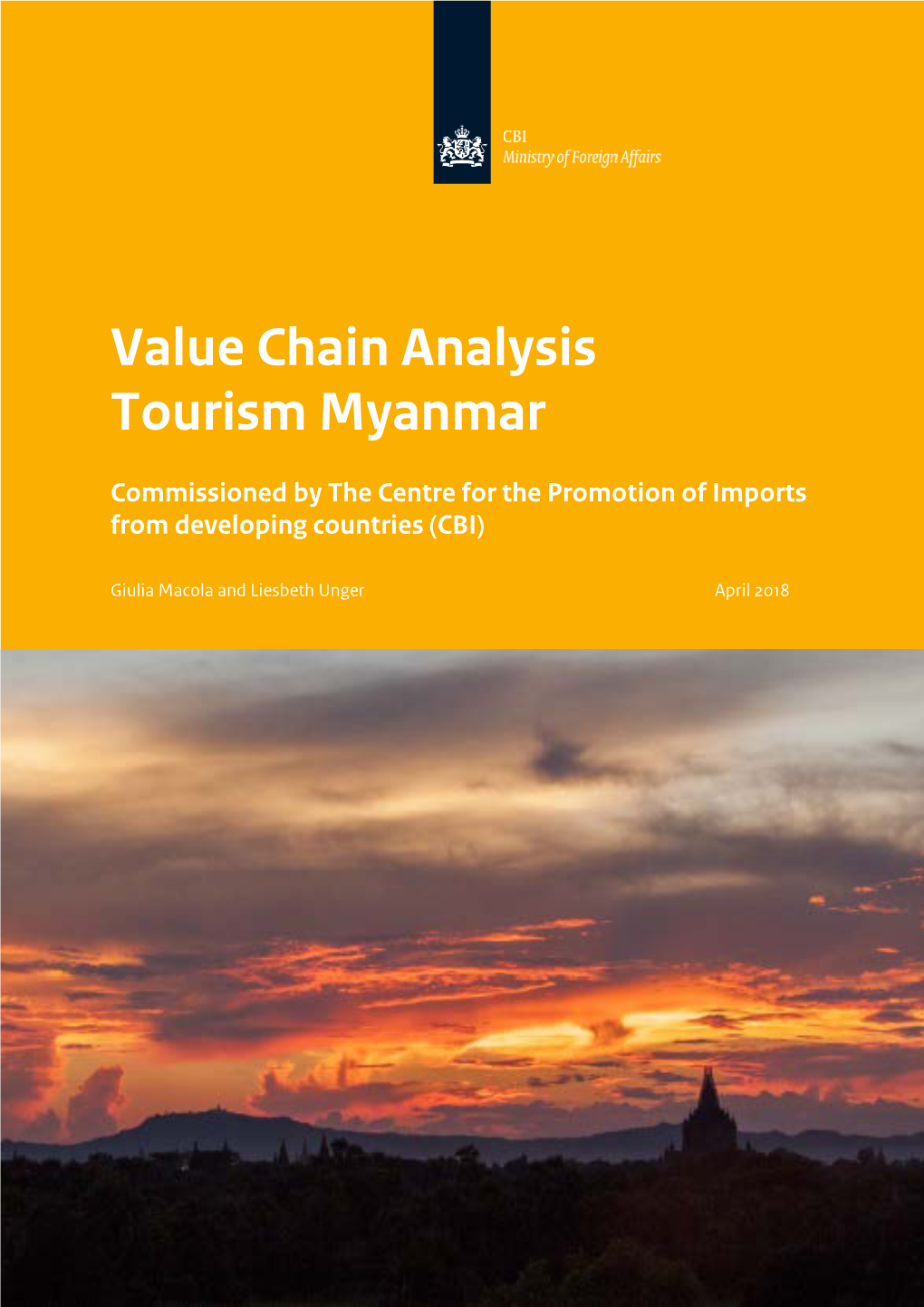 Value Chain Analysis Tourism Myanmar Commissioned