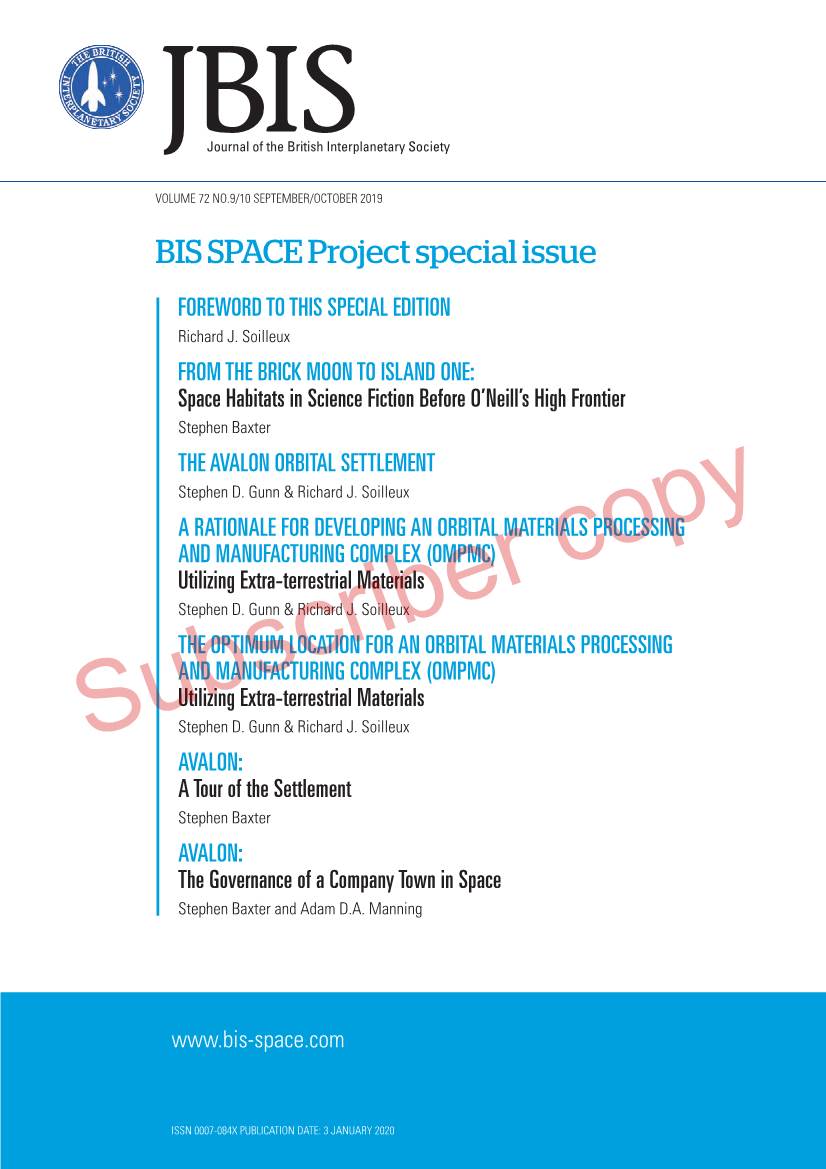 BIS SPACE Project Special Issue
