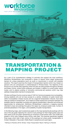 Transportation & Mapping Project