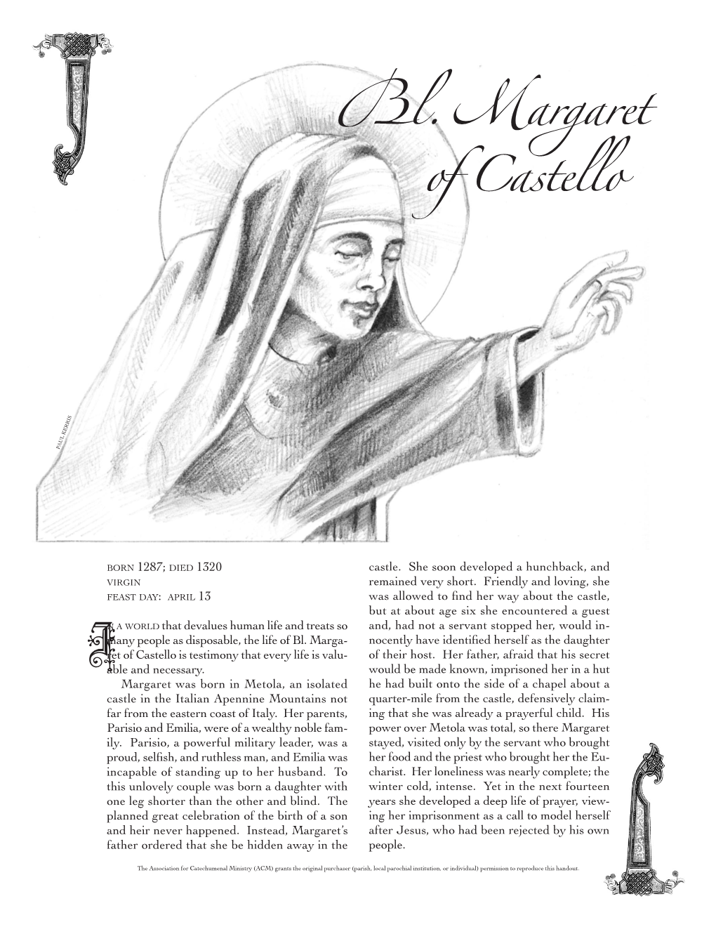 Bl. Margaret of Castello ~ Page 2