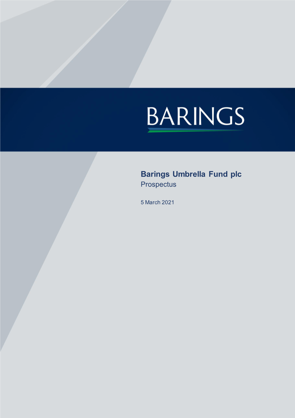 Barings Umbrella Fund Plc Prospectus