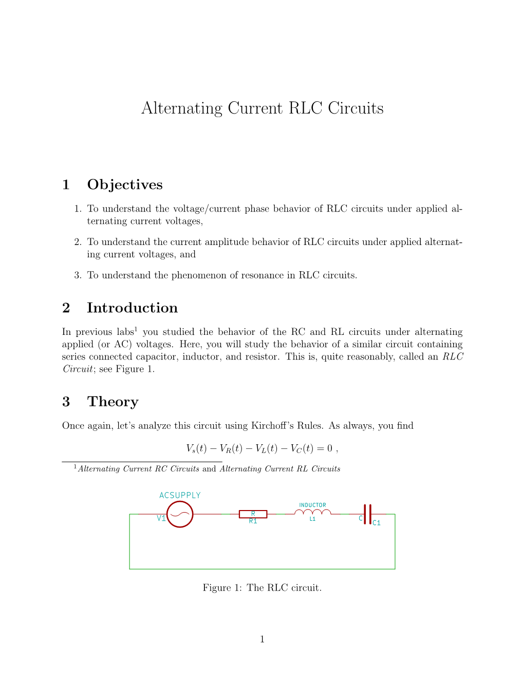 Alternating Current RLC Circuits