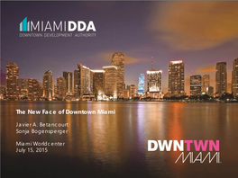 Miami Downtown Development Authority Presentation