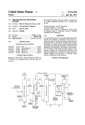 United States Patent (19) [11] 3,714,324 Weech (45) Jan