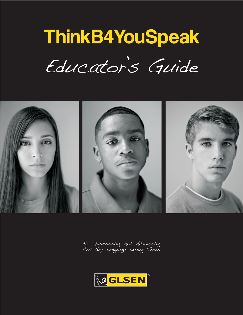 Educator's Guide Thinkb4youspeak