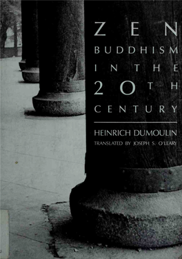 Zen Buddhism in the 20Th Century/Heinrich Dumoulin; Translated