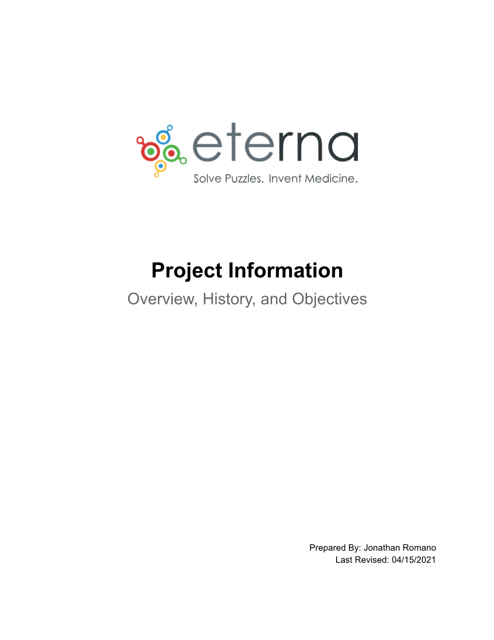 Eterna Project Information