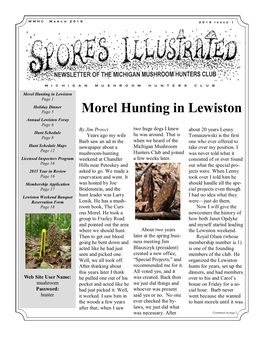 Morel Hunting in Lewiston Page 1