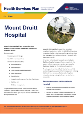 Mount Druitt Hospital