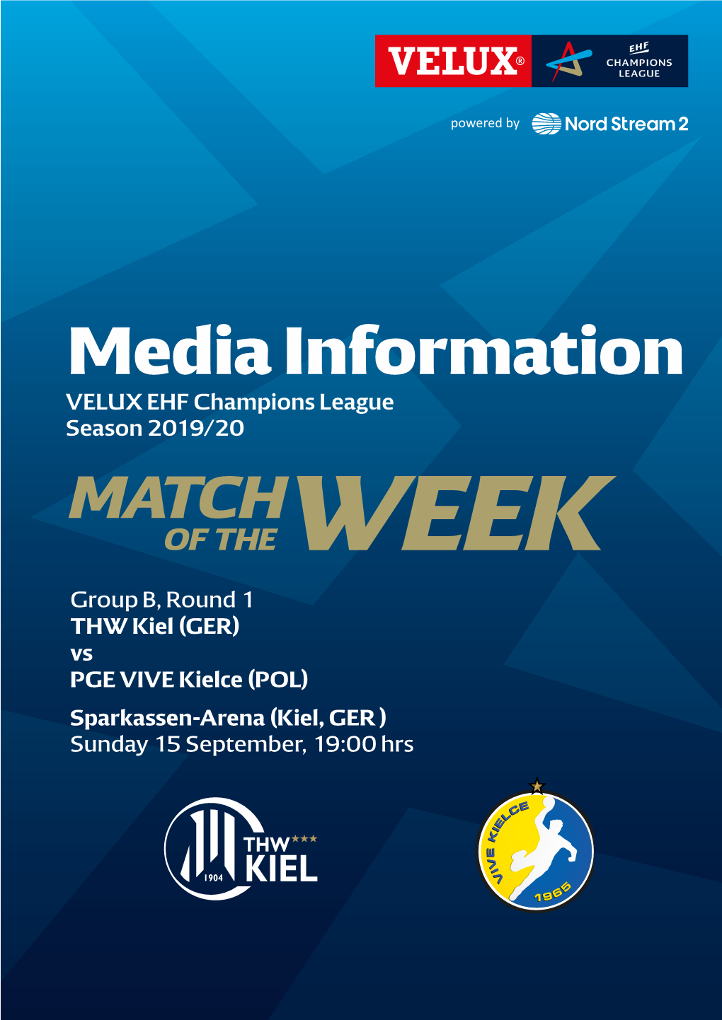 Media Information VELUX EHF Champions League Season 2019/20