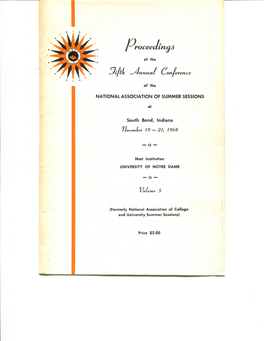 1968 – 5 Th Annual Conference Meeting Program